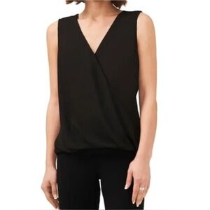 Halogen Black Sleeveless Top - Size Small